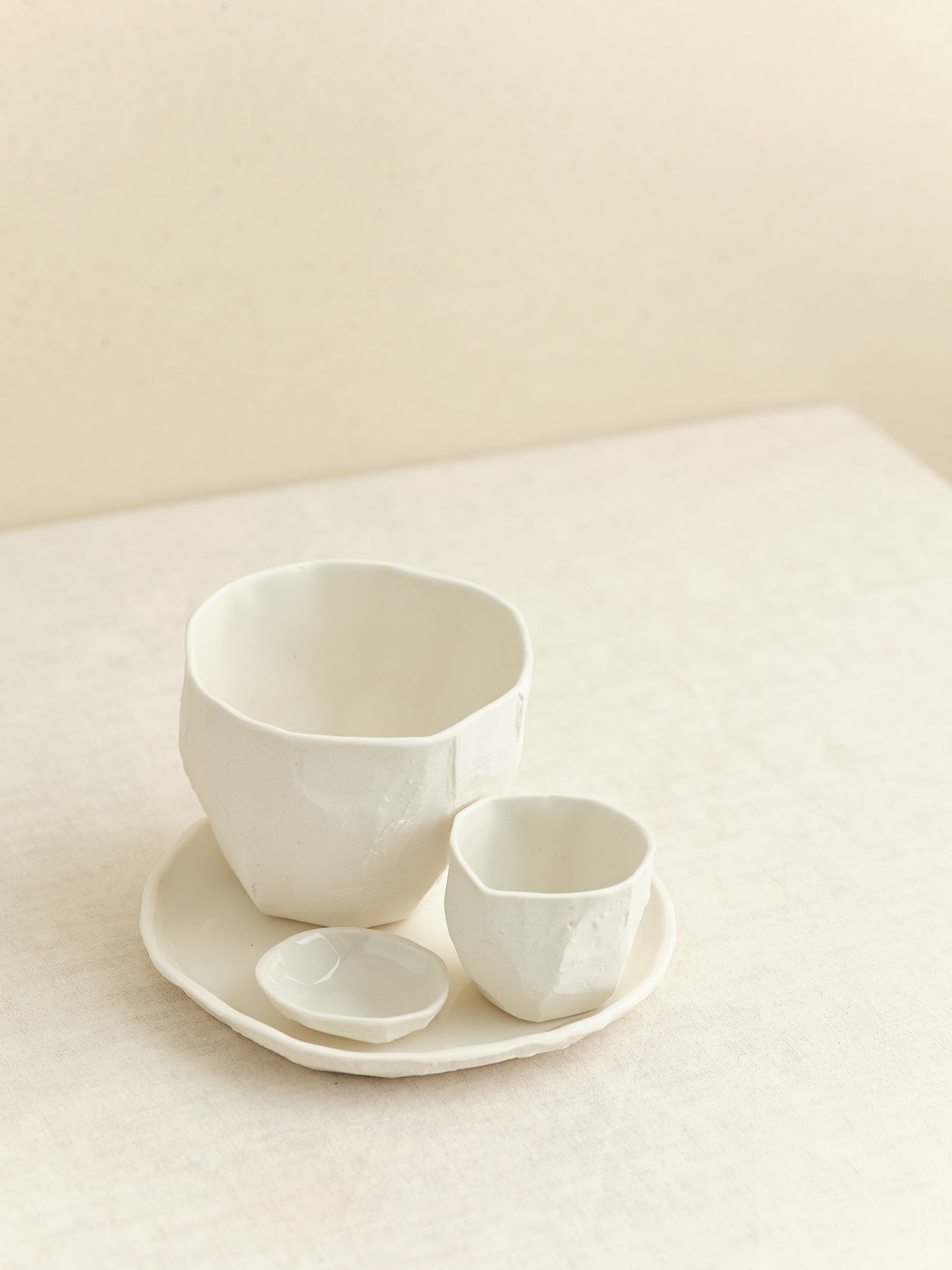 Porcelain coffeeset handmade in Zurich